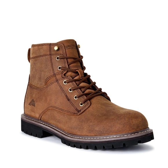 Brown Leather Men's Boots - Picture 1 of 5